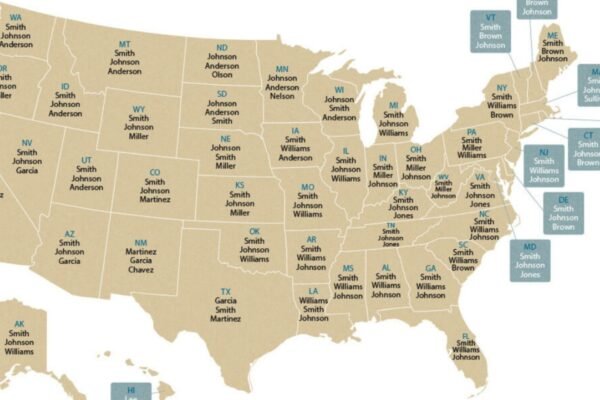 Family Names and Their Geographic Origins