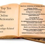 How To Use Genealogical Dictionary For Family Names