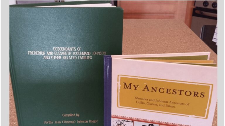 What Should Be Included In Genealogy Books